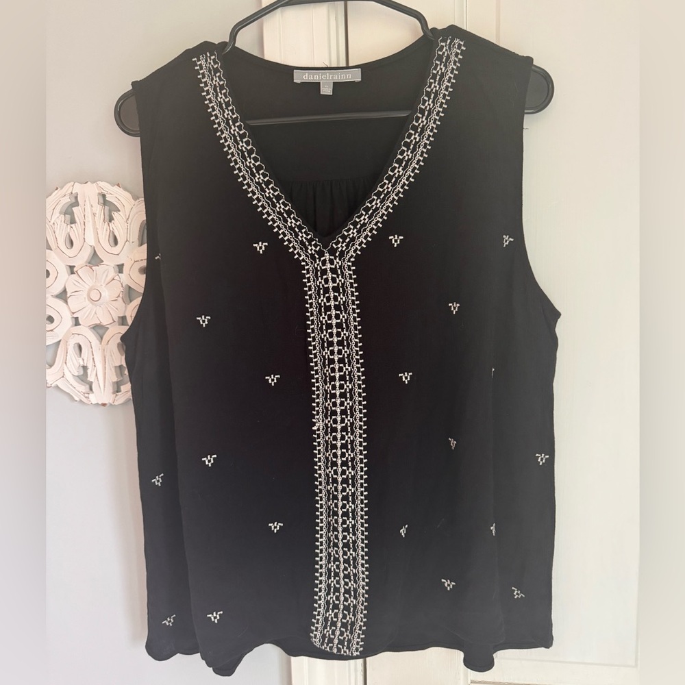 Daniel Rainn Tank XL Black/white